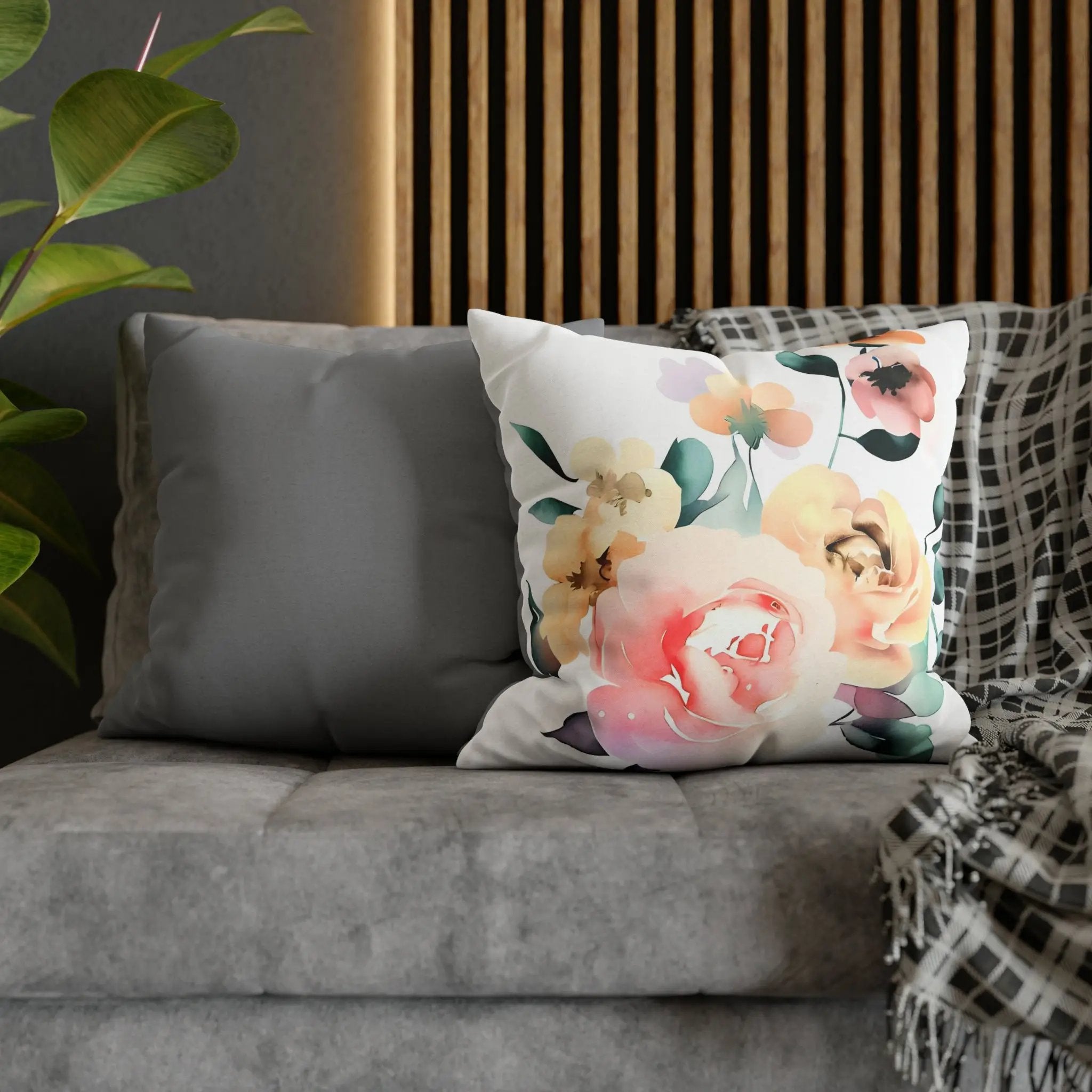 Pillow Sham | Mockup on the couch