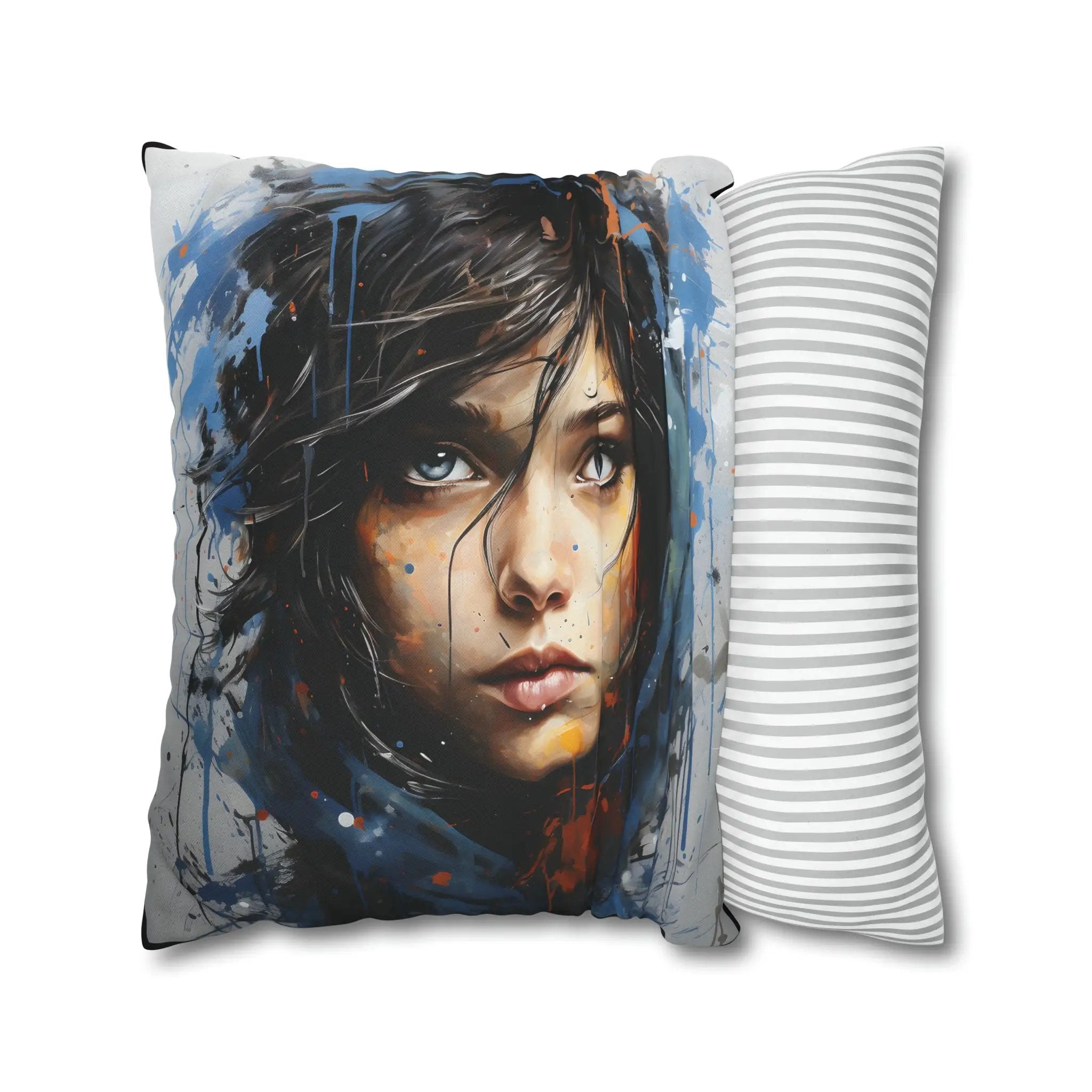 Pillow Covers | Vibrant Faces | Square Pillow Case