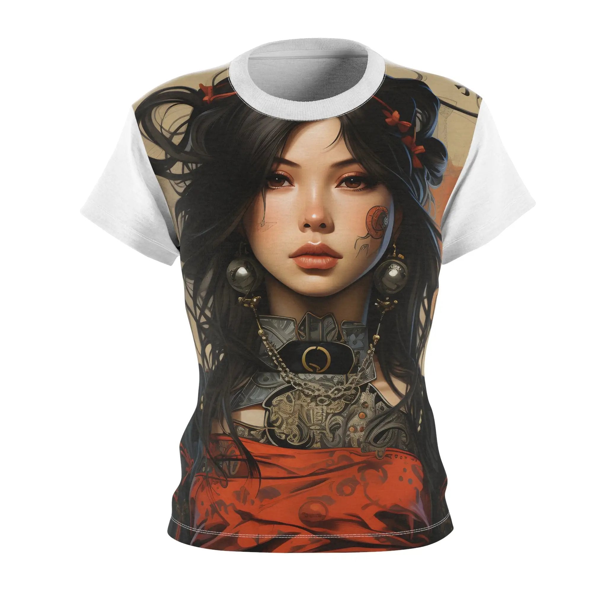 Women Tee | shirt with a picture of a woman's face