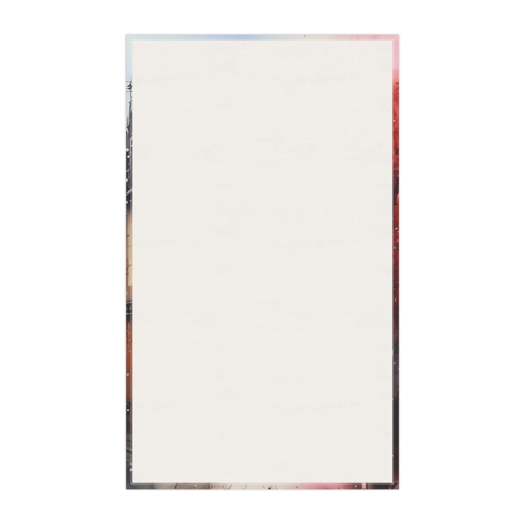 Kitchen Towel | a white sheet of paper on a white background