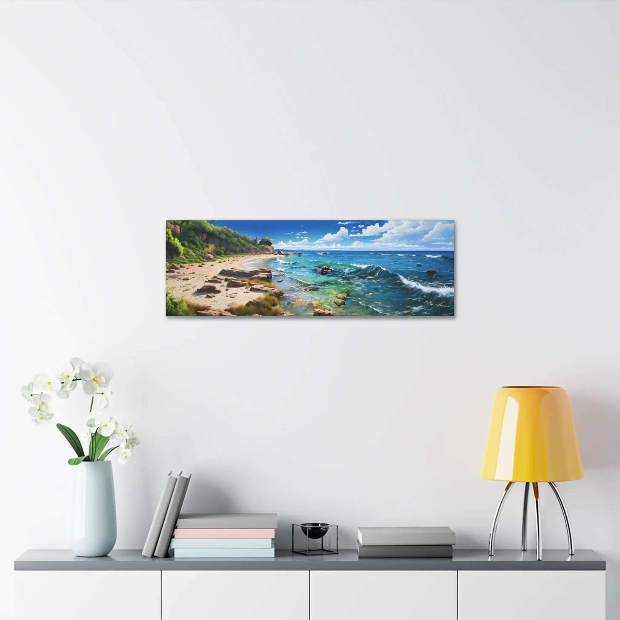 Canvas Gallery Wraps | Beach Seaside Landscape | Home Decor