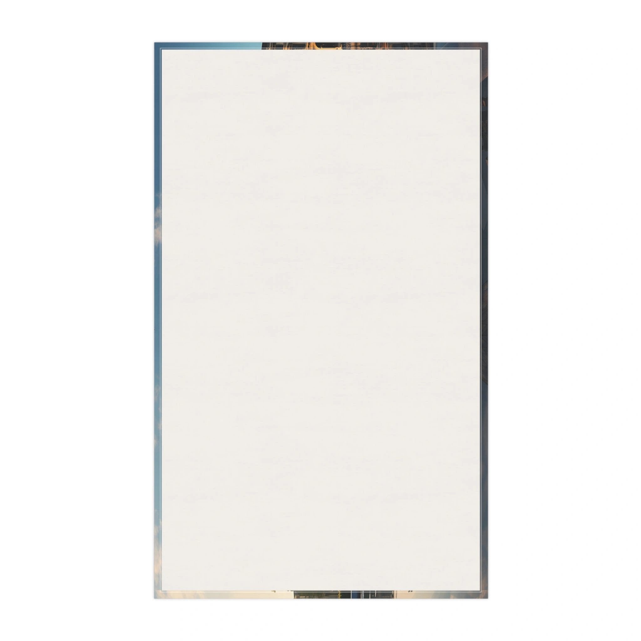 Kitchen Towel | a white sheet of paper on a white background