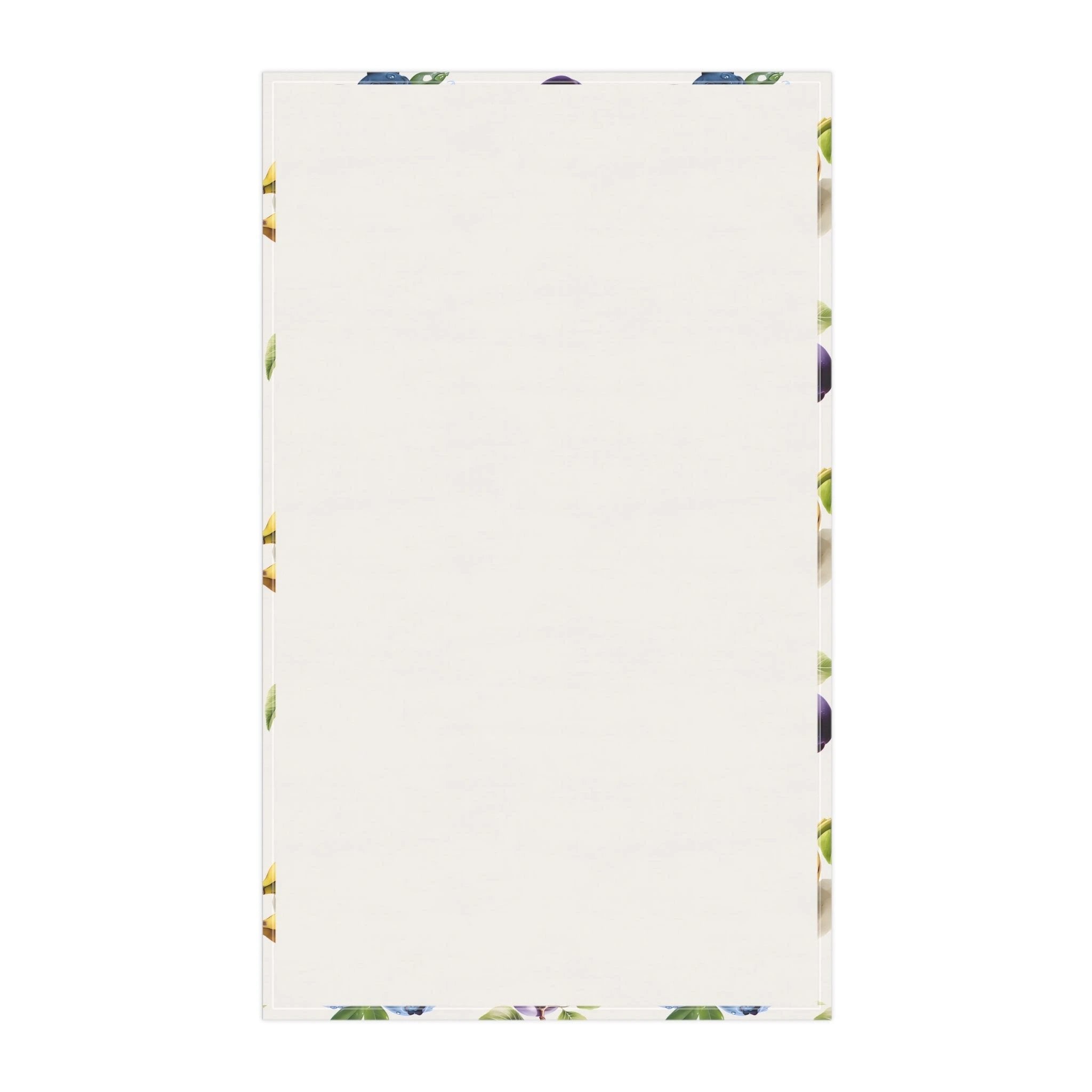 Kitchen Towel | a blank paper with a floral design on it