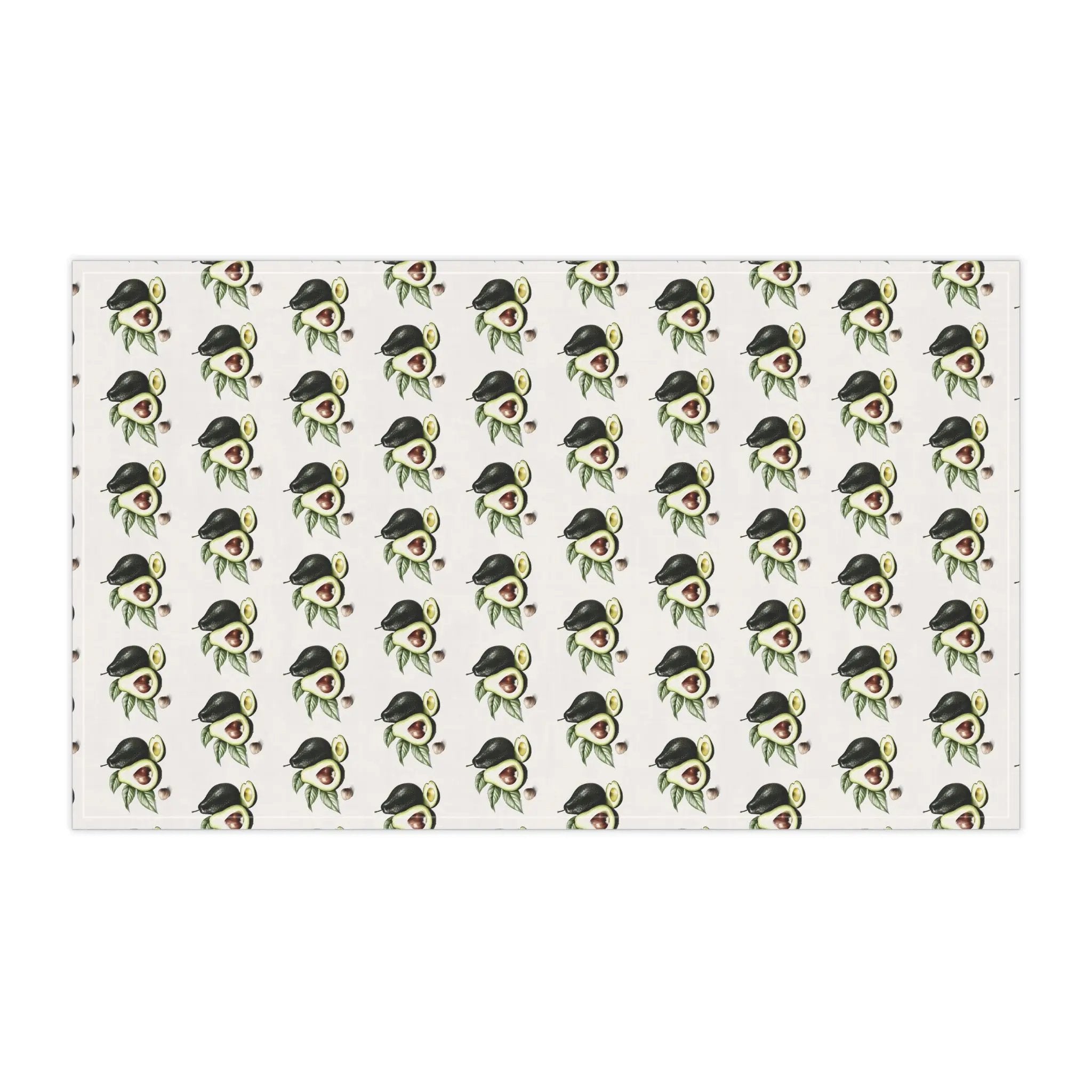 Kitchen Towel | a pattern of Avocadot on a white background