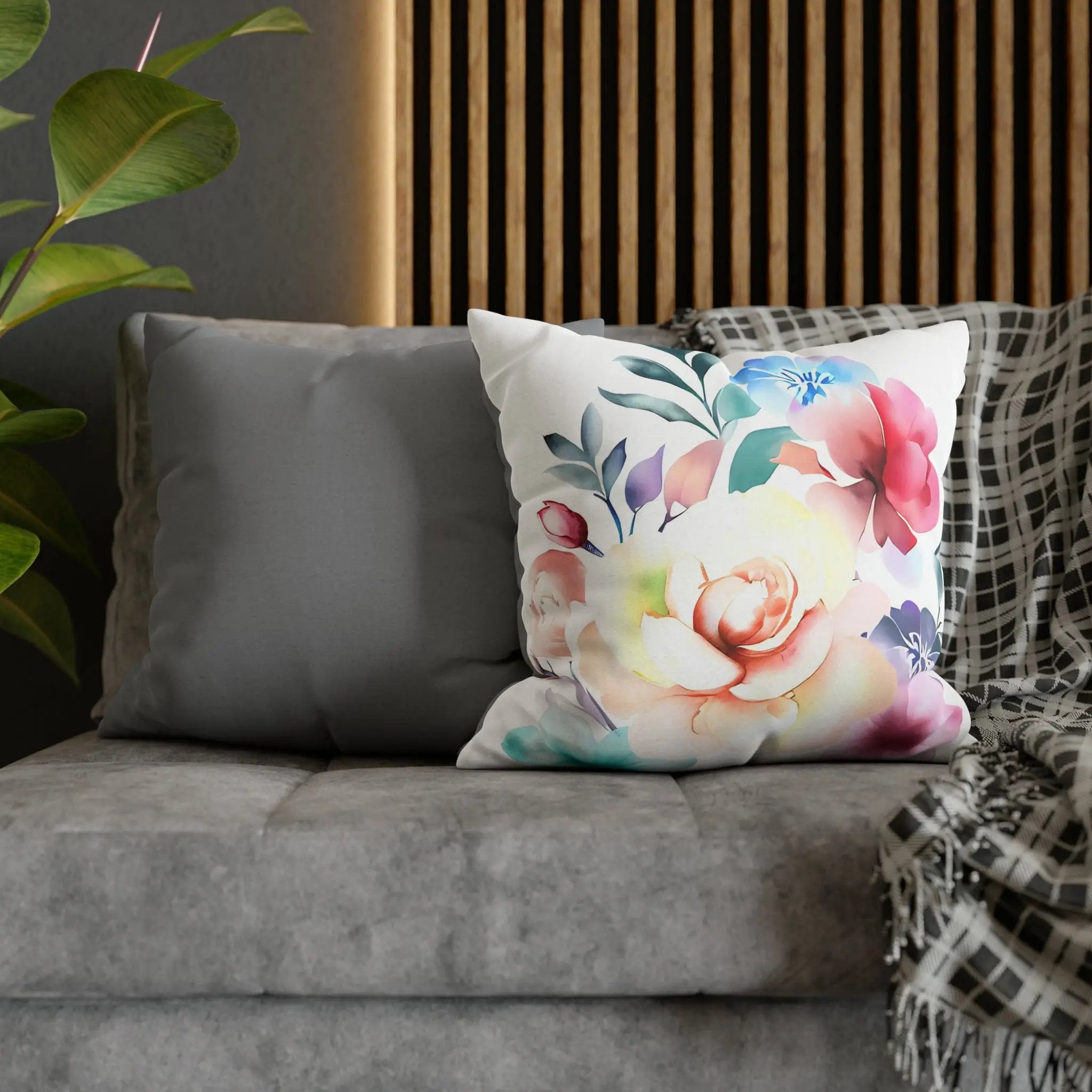 Pillow Sham | Mockup on a Couch