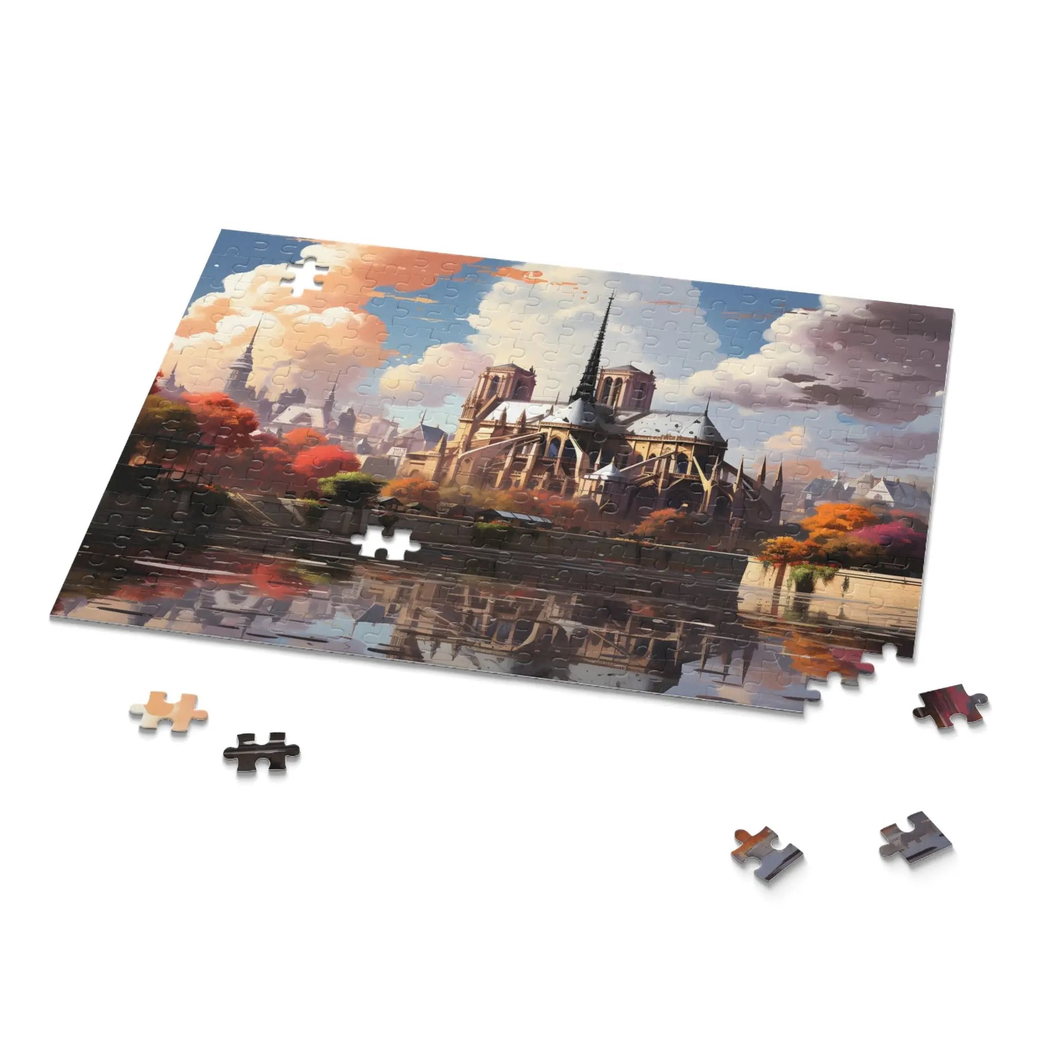 Jigsaw Puzzle | a jigsaw puzzle with a picture of a castle