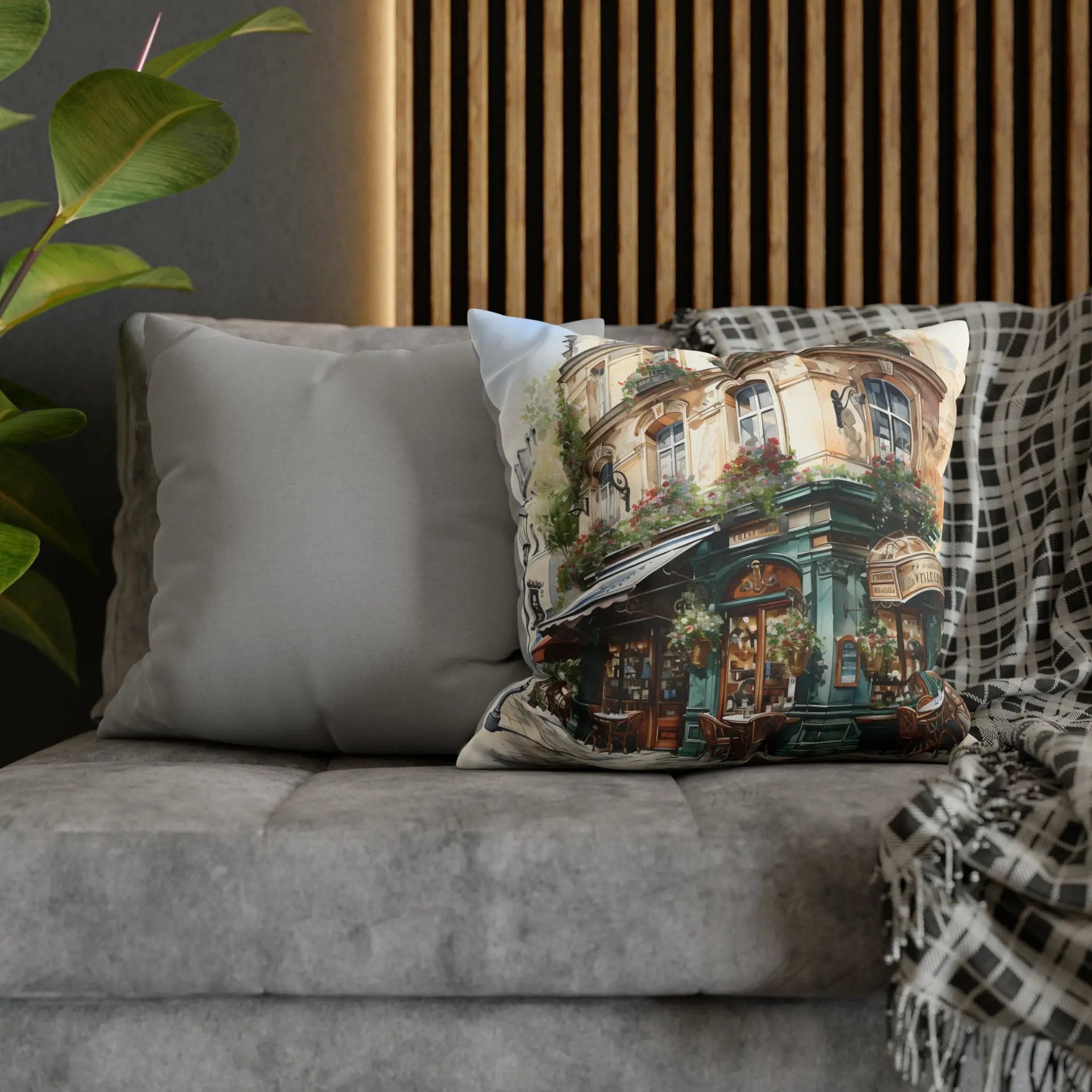 pillow cover | a couch with a pillow on top of it