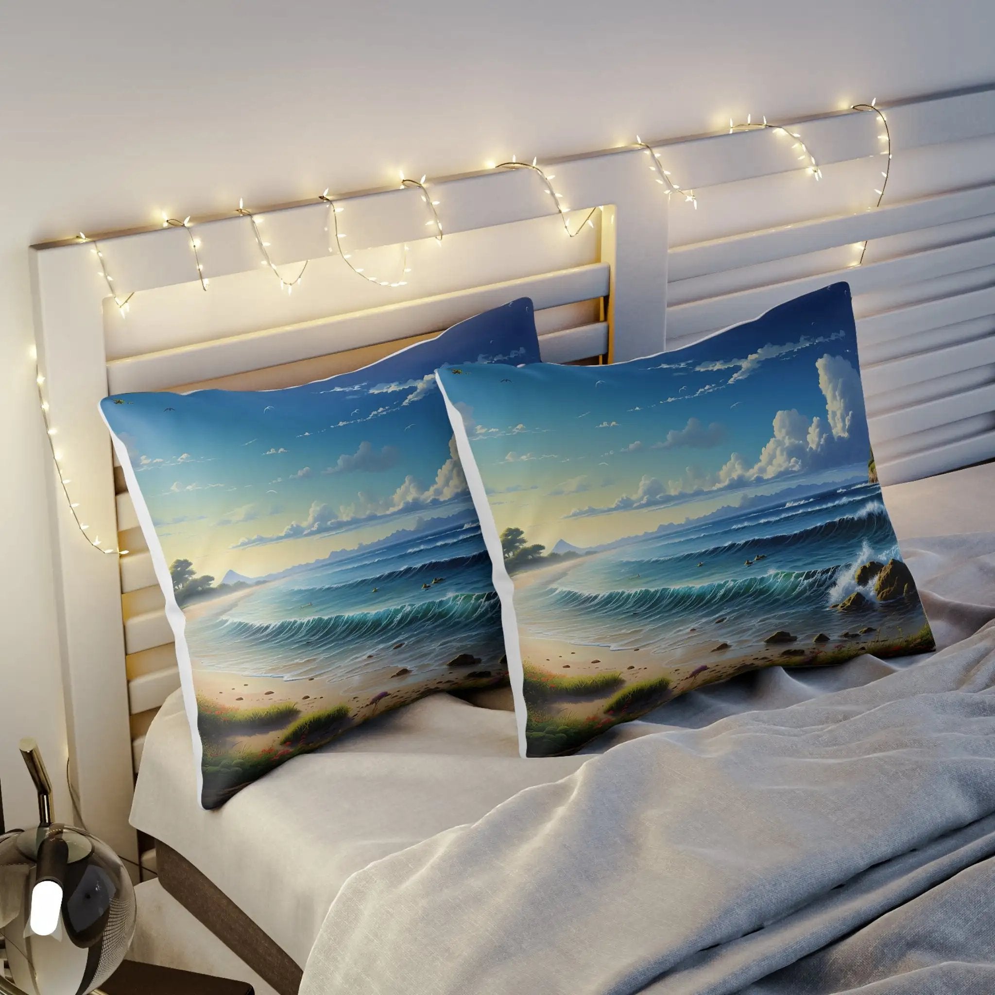 Pillow Sham | Sea Beach Landscape | Avatar Style | Cushion Cover | Pillowcase | Pillow Slip | Pillow Cover